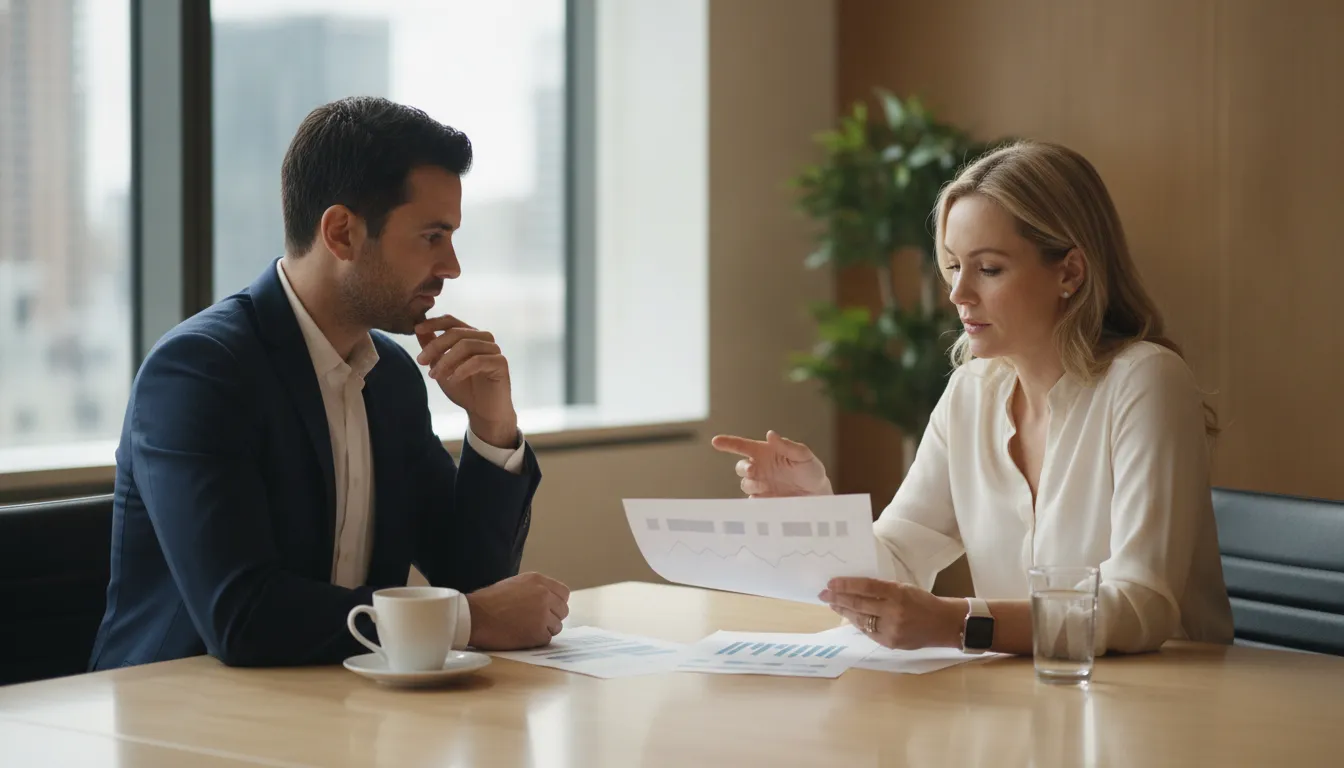 Real estate investor reviewing tax planning with a CPA