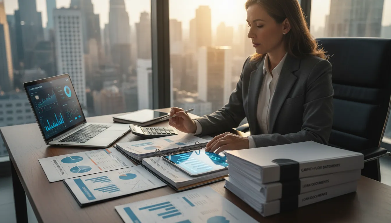 Lender ready financial statements organized for real estate financing review