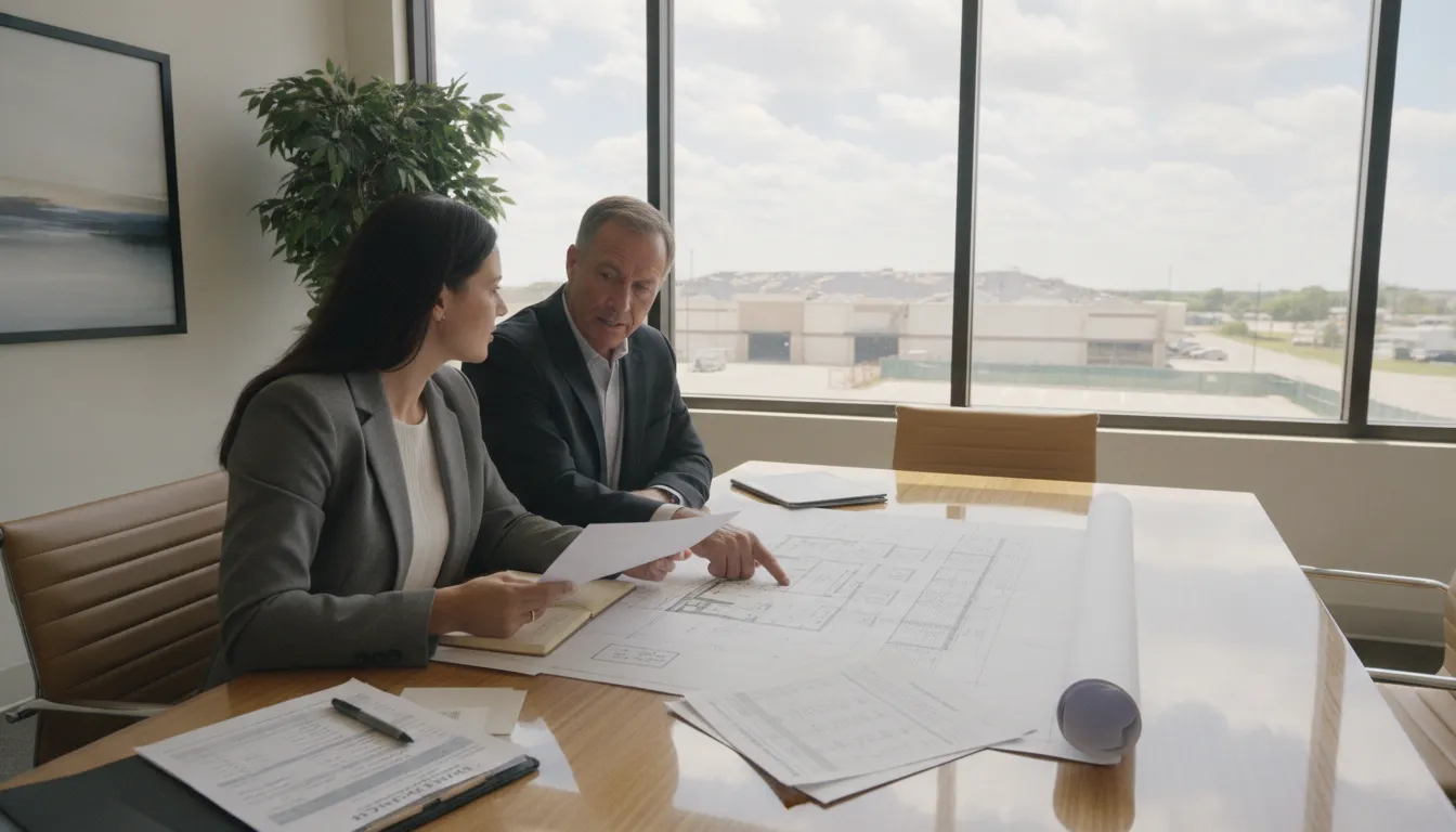 Commercial property owner and insurance claim underpaid lawyer comparing damage estimates