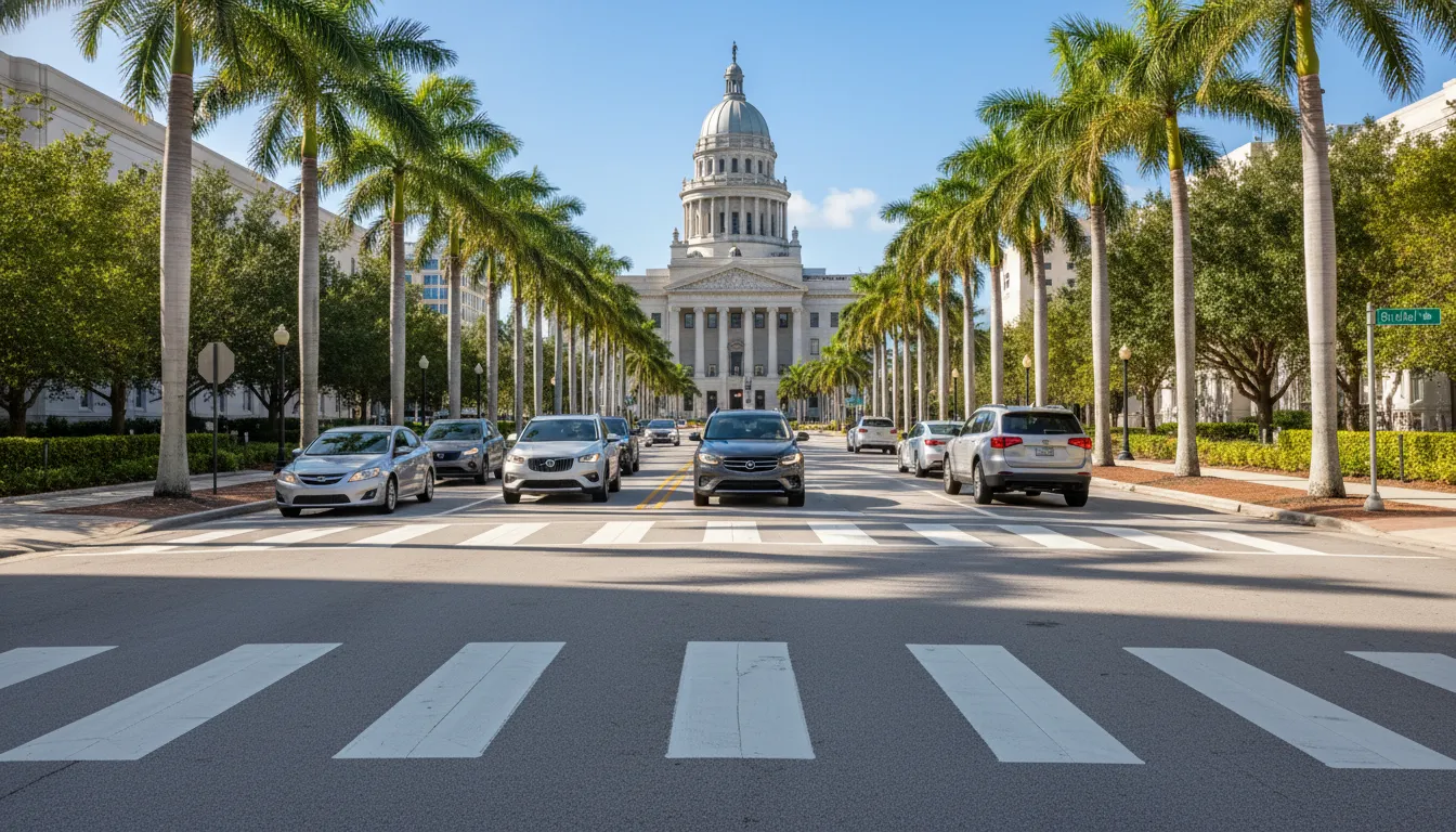 Evidence checklist for a Florida pedestrian accident crosswalk claim