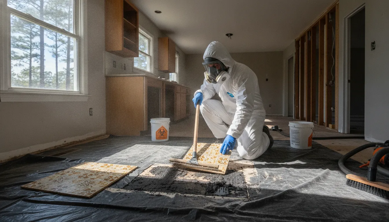Asbestos Floor Tile Mastic Removal in NC: Safety Guide