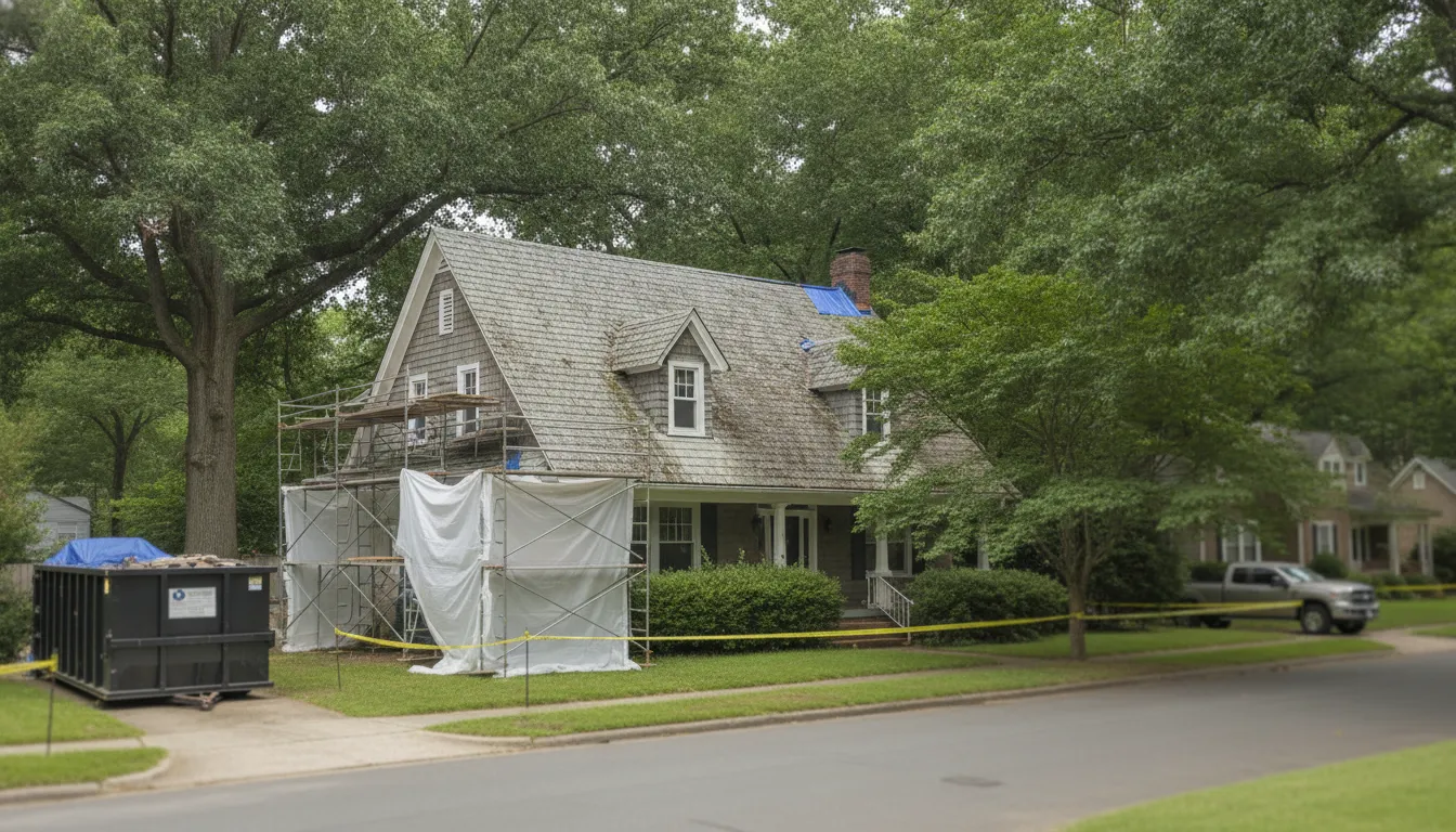Asbestos in Roofing Materials: Raleigh Home Guide