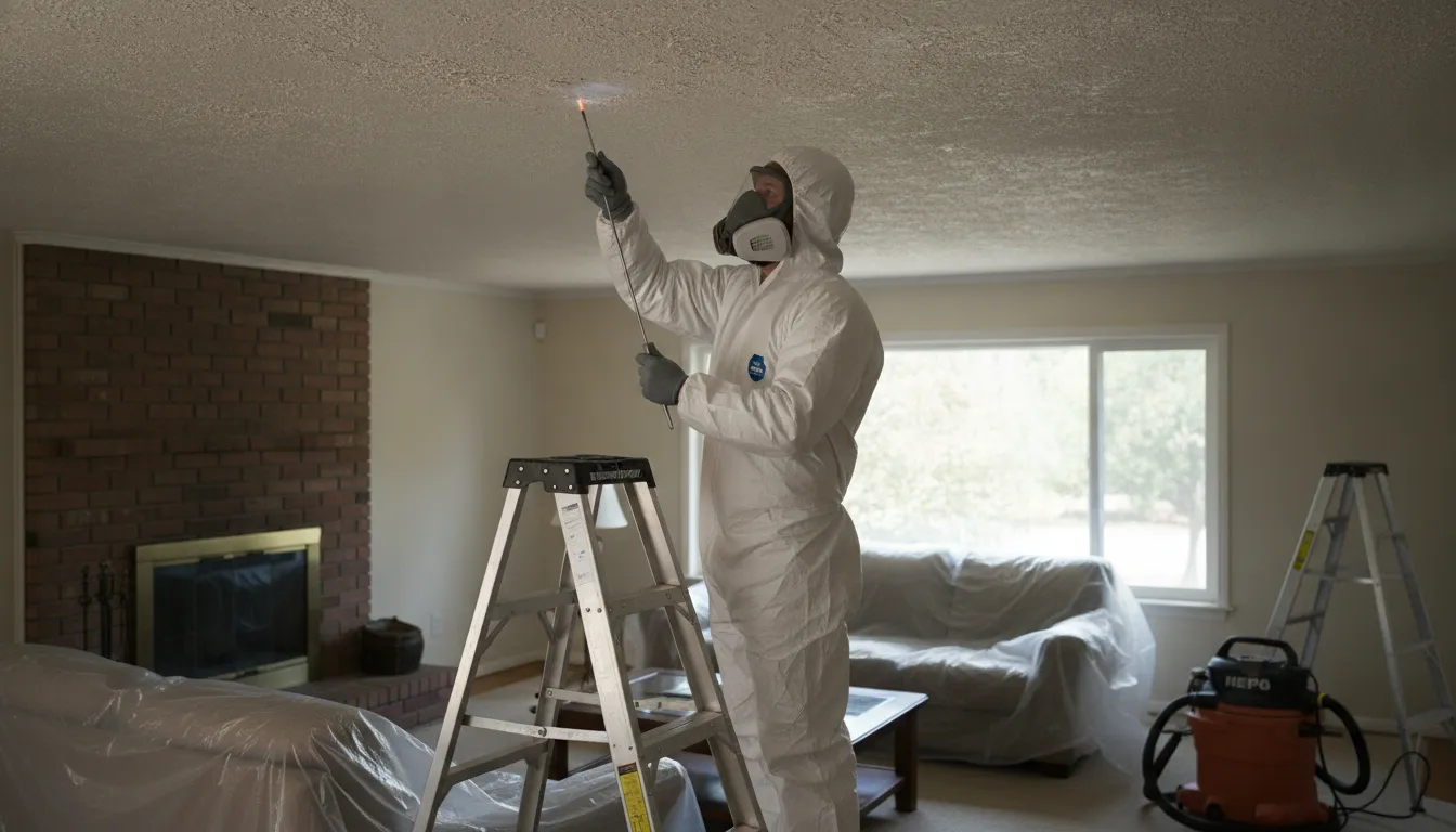 Asbestos Popcorn Ceilings Raleigh NC: Testing and Abatement Guide