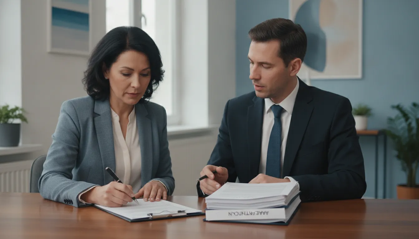 Business owner reviewing IRS accountable plan documents for S Corp home office deduction