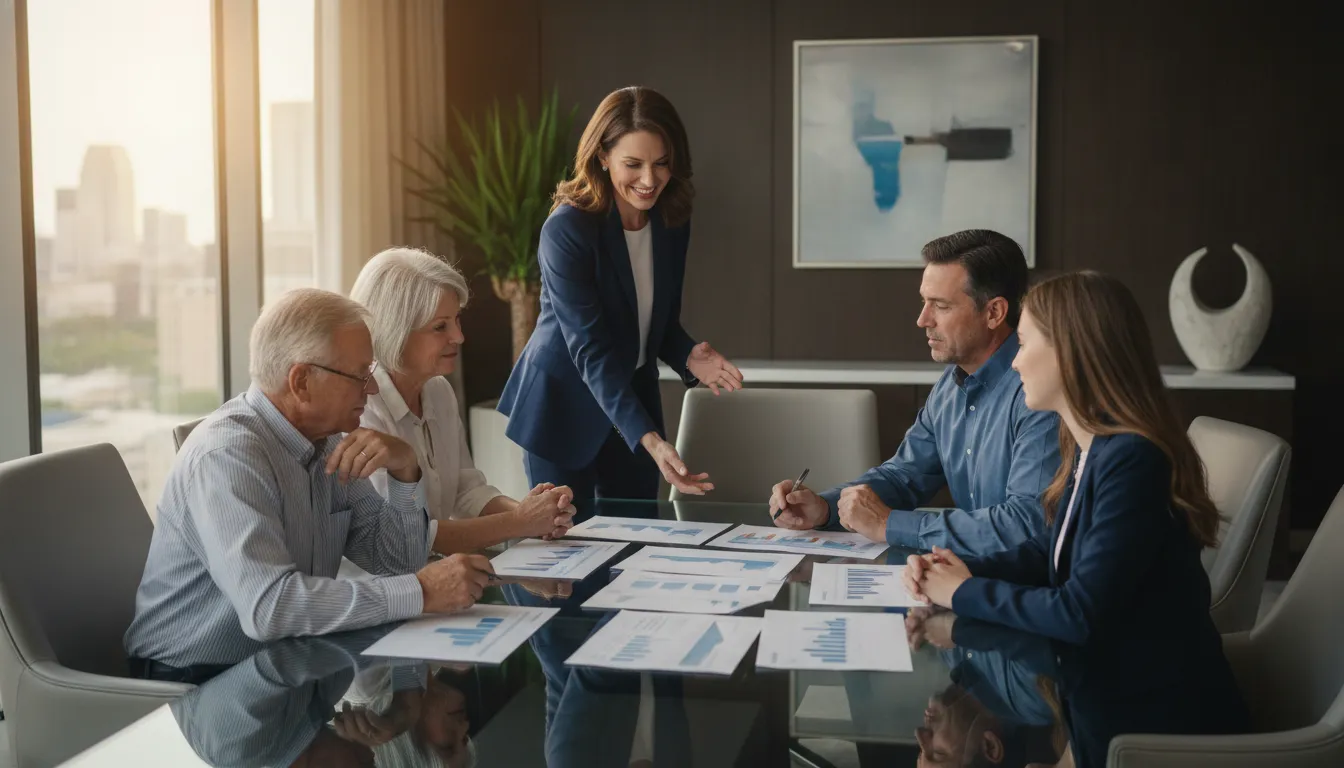 estate planning meeting for an ultra high net worth family