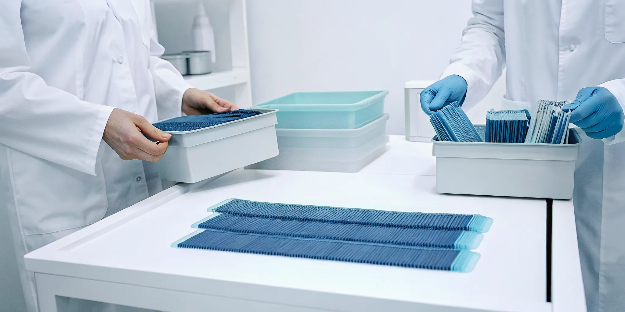 Clinic procurement workspace for evaluating oral peptide strips