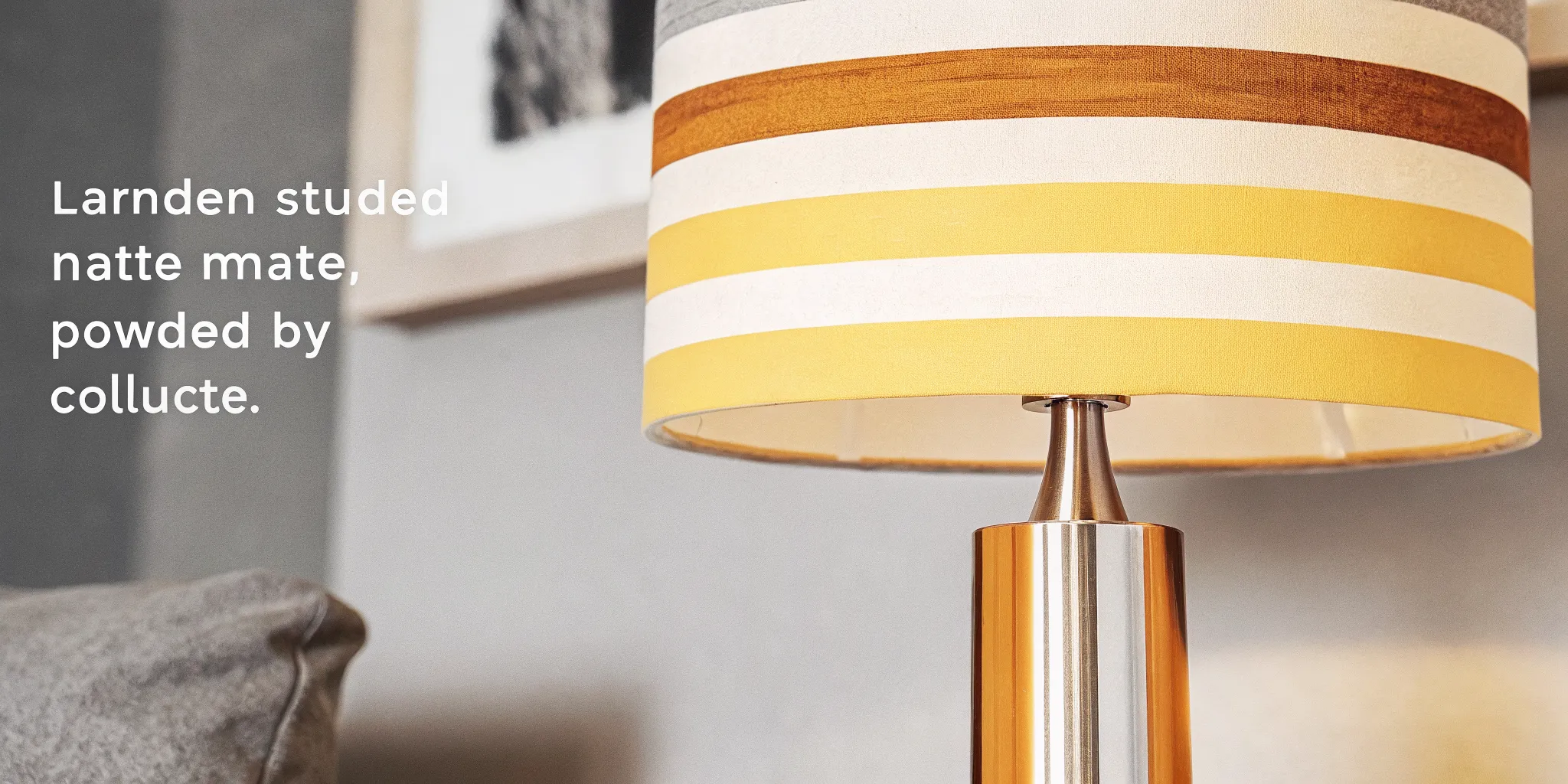 Close-up of a powder-coated steel lamp body showing the slim, sculptural silhouette in bold matte color