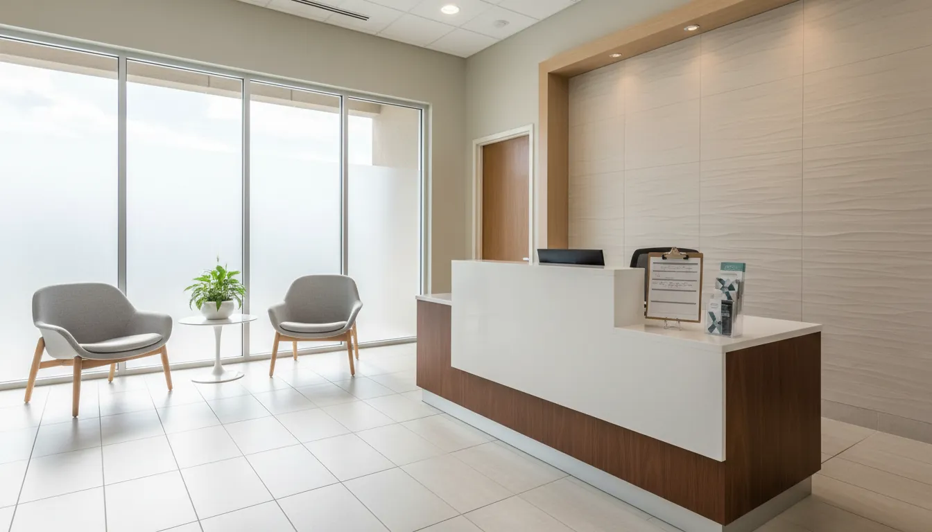 Tampa clinic reception area for immigration medical exam cost questions