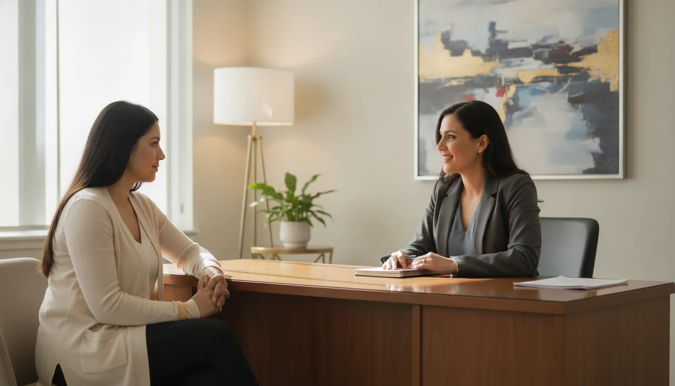 Florida medical malpractice lawyer reviewing a patient care case after a serious injury in a consultation