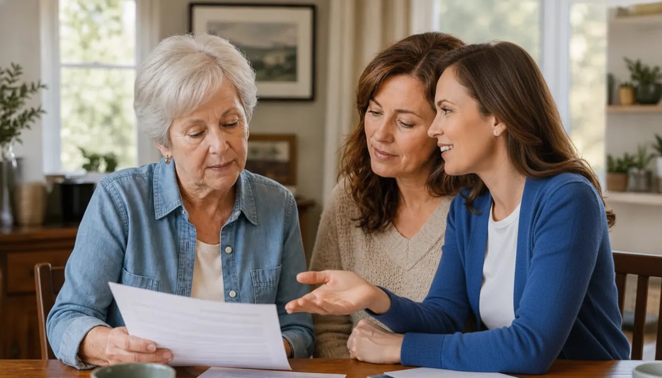 Medicare advisor explaining coverage options to an older couple