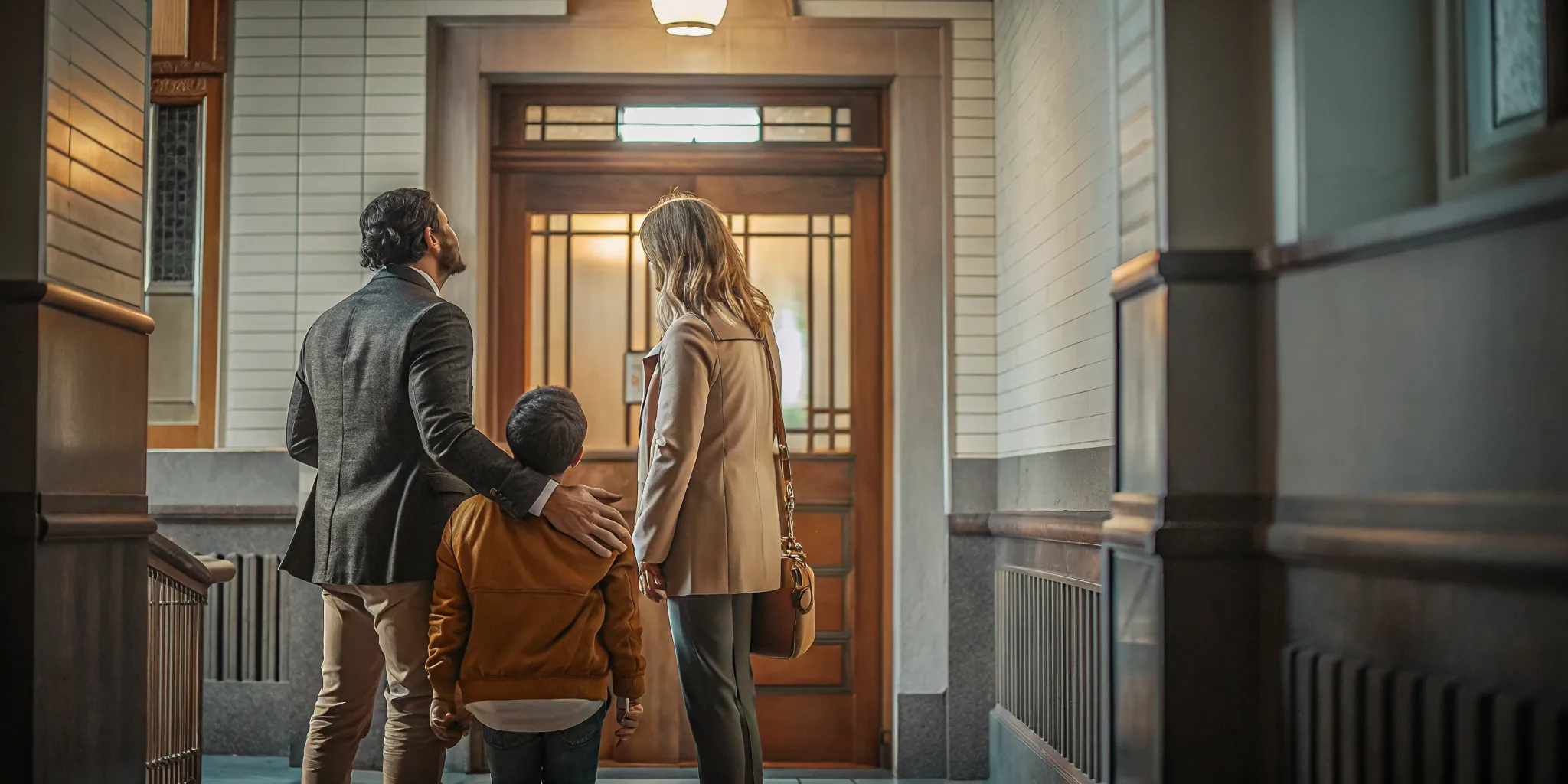 Bail bonds professional helping a family after a California booking