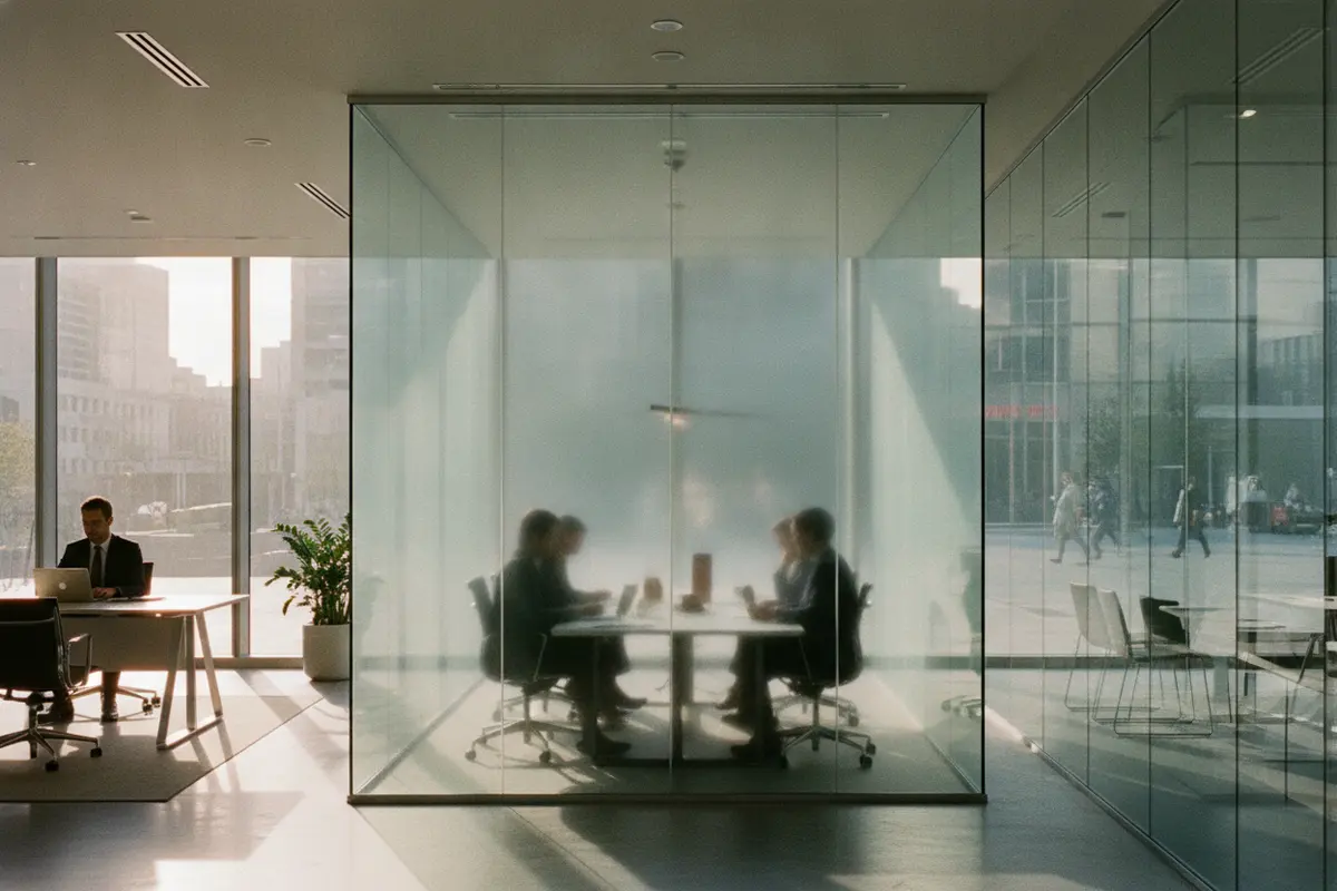 Different commercial glass areas being considered for window film