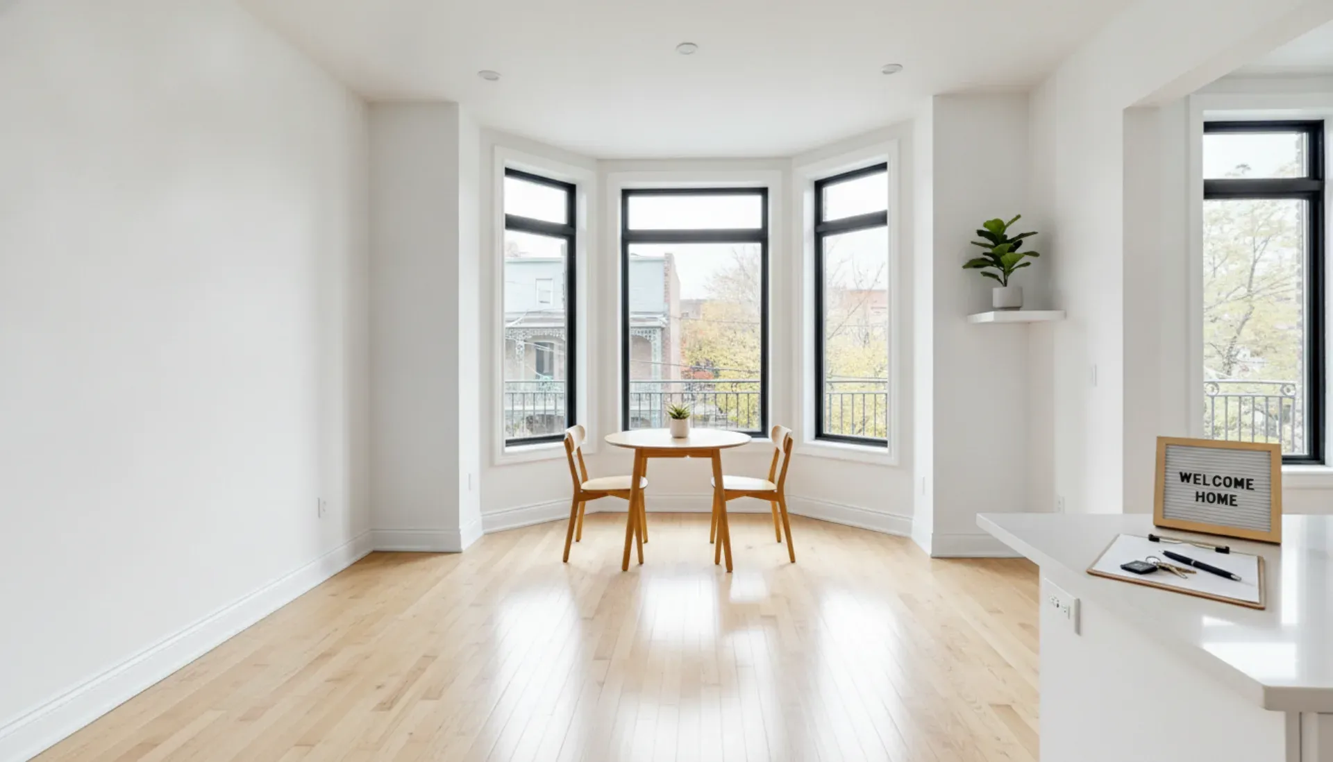Well-maintained vacant property interior in Montreal ready for new tenants