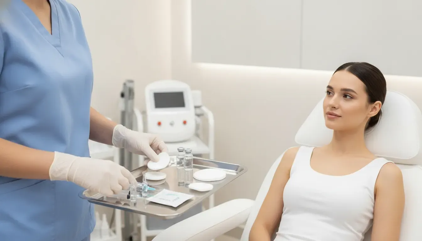 Treatment preparation for a personalized Botox, Dysport, or Xeomin consultation