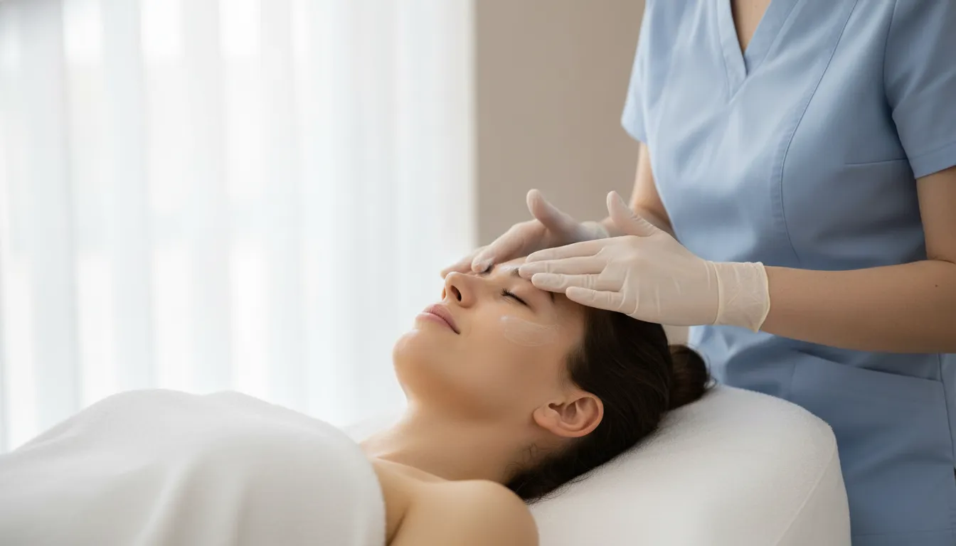 HydraFacial skin rejuvenation treatment in a medical spa