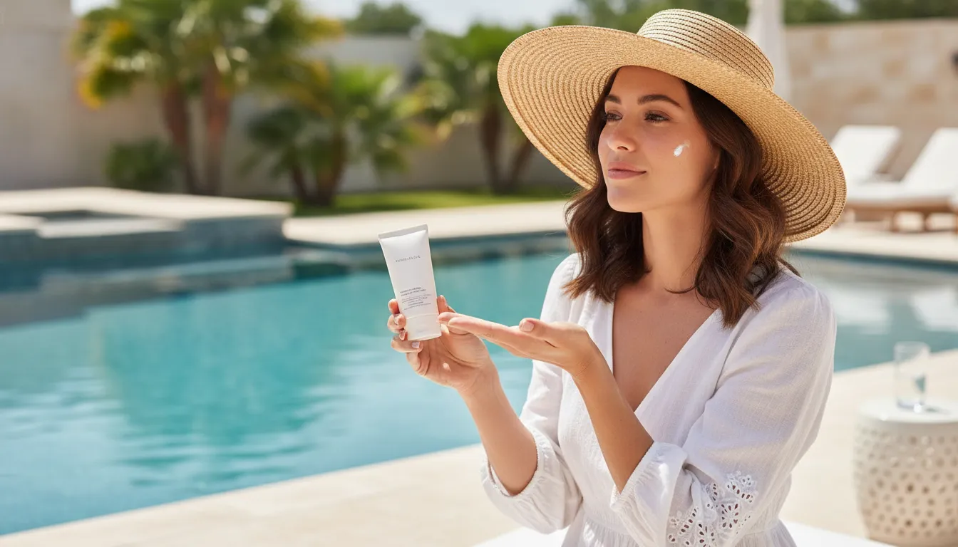Summer sun protection after med spa treatment