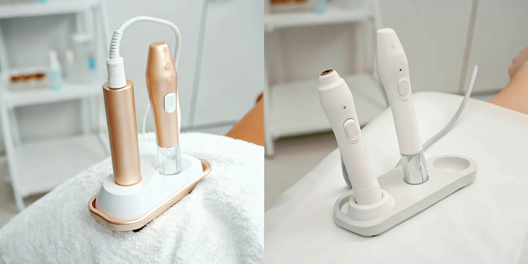 Comparison of SkinPen microneedling and eMatrix radio frequency treatment devices in a clinical setting