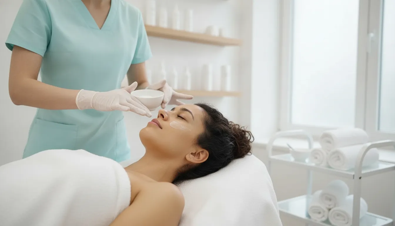 Professional skincare treatment supporting melasma care and even skin tone