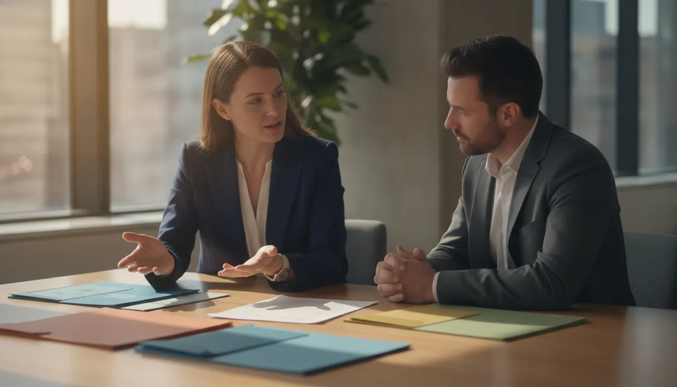 Benefits advisor explaining privacy boundaries to an HR professional