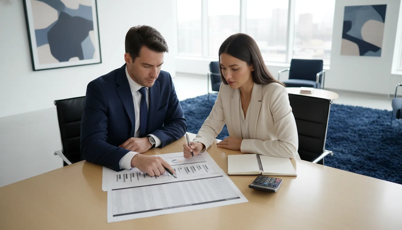 Finance and HR leaders reviewing health plan renewal cost options