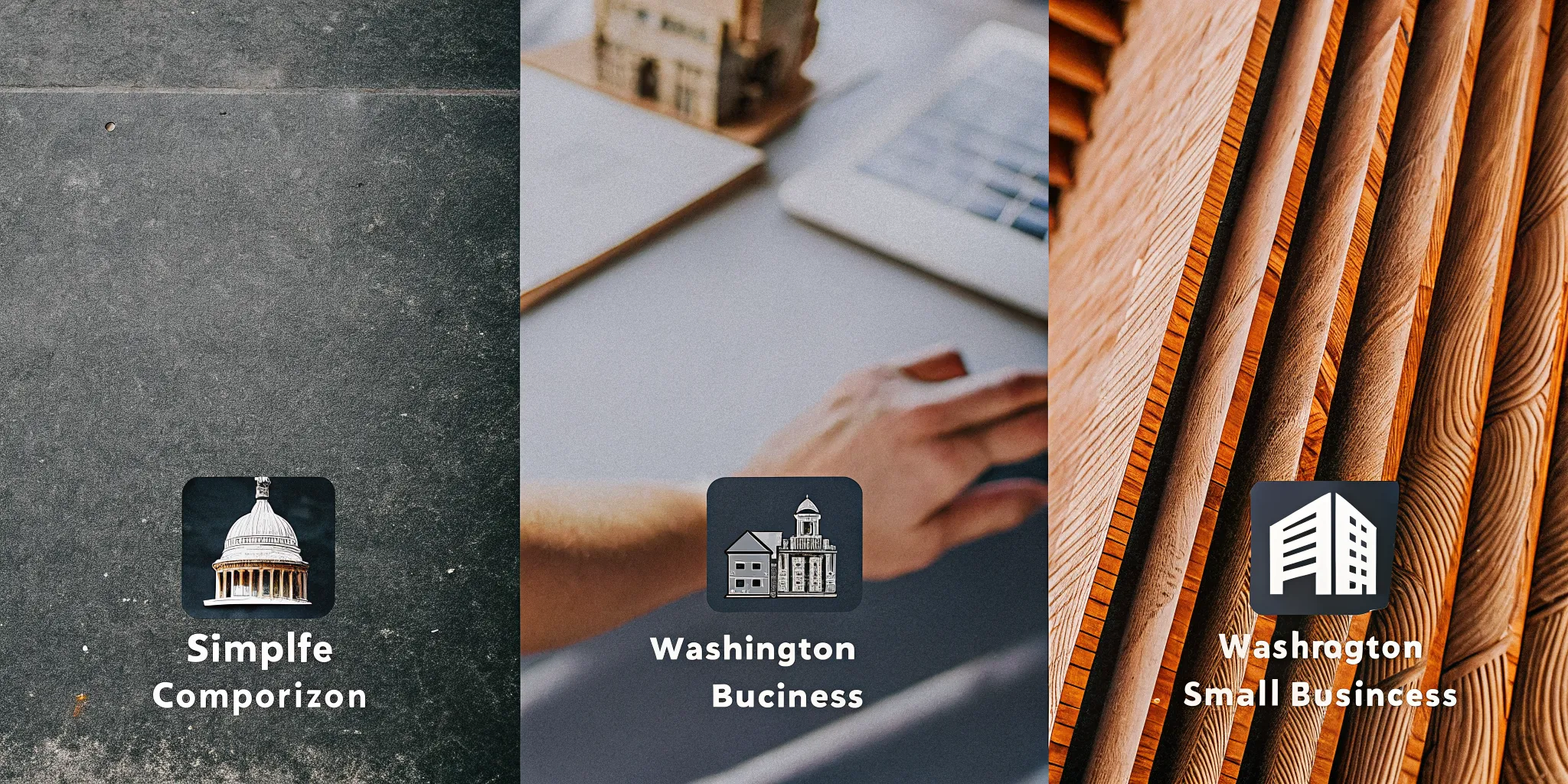 Comparison chart showing QSEHRA, ICHRA, and Group Coverage HRA options for Washington small businesses