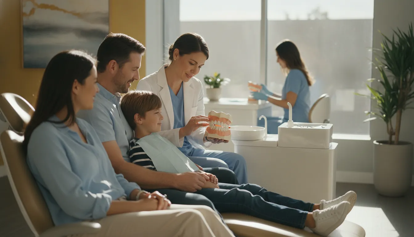 Family dental sealant evaluation in San Diego