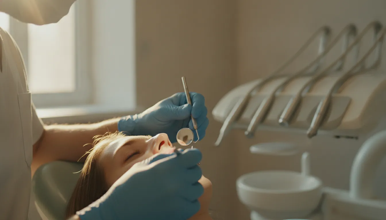 Dentist discussing a personalized dental filling treatment plan with a patient