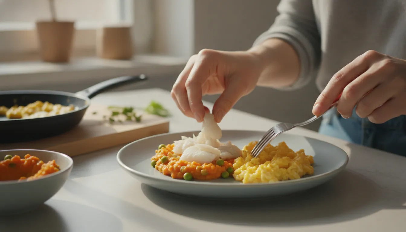 A selection of soft, easy-to-chew meal ideas