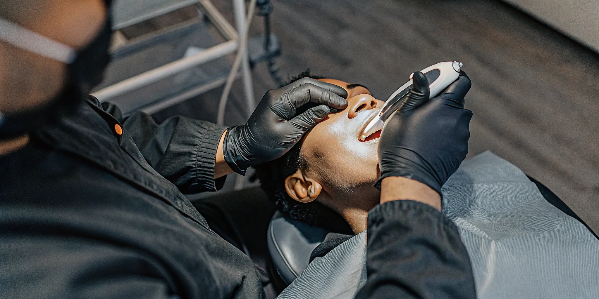 Dental exam for TMJ diagnosis with digital imaging technology