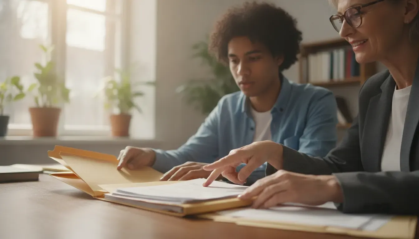 Preparing documents for US equivalency evaluation services with an advisor