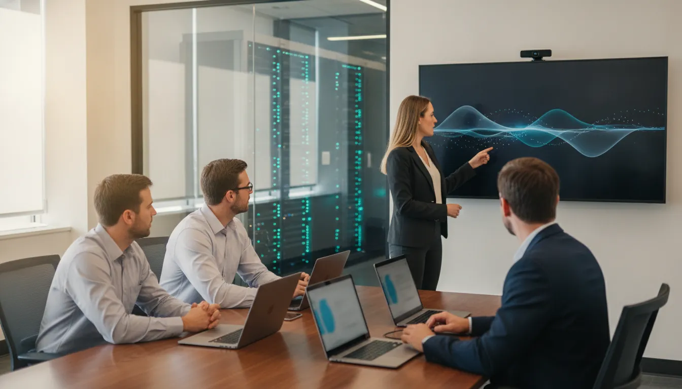 Business team conducting a cloud cost optimization audit