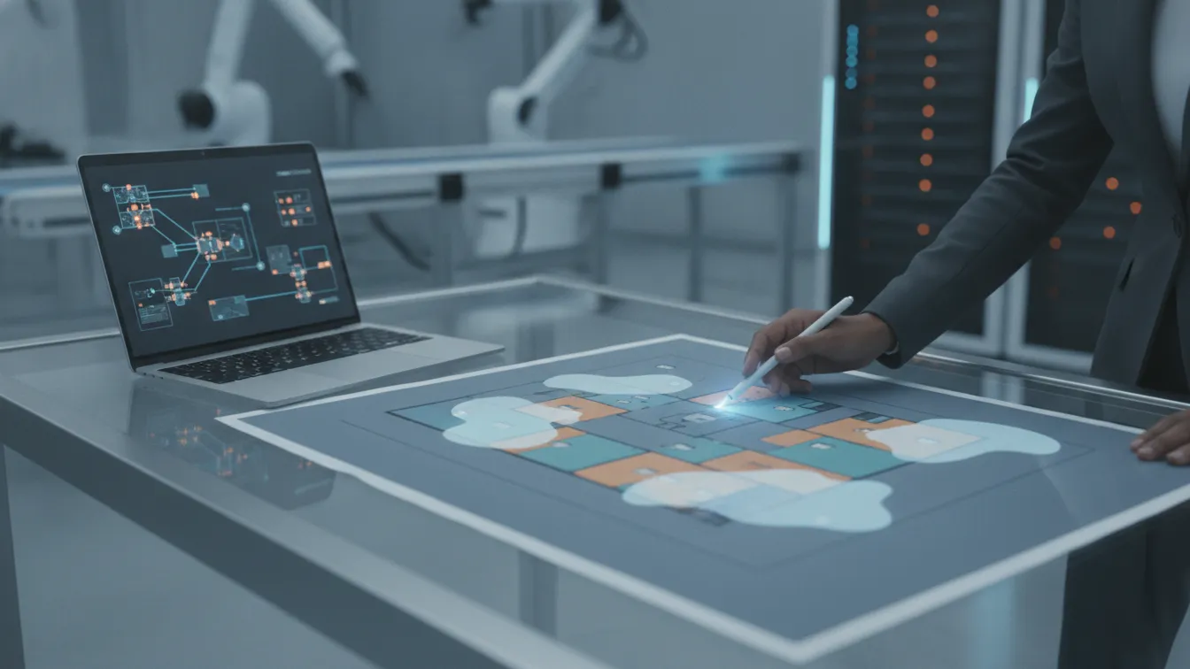 Network segmentation and wireless coverage planning for a manufacturing facility