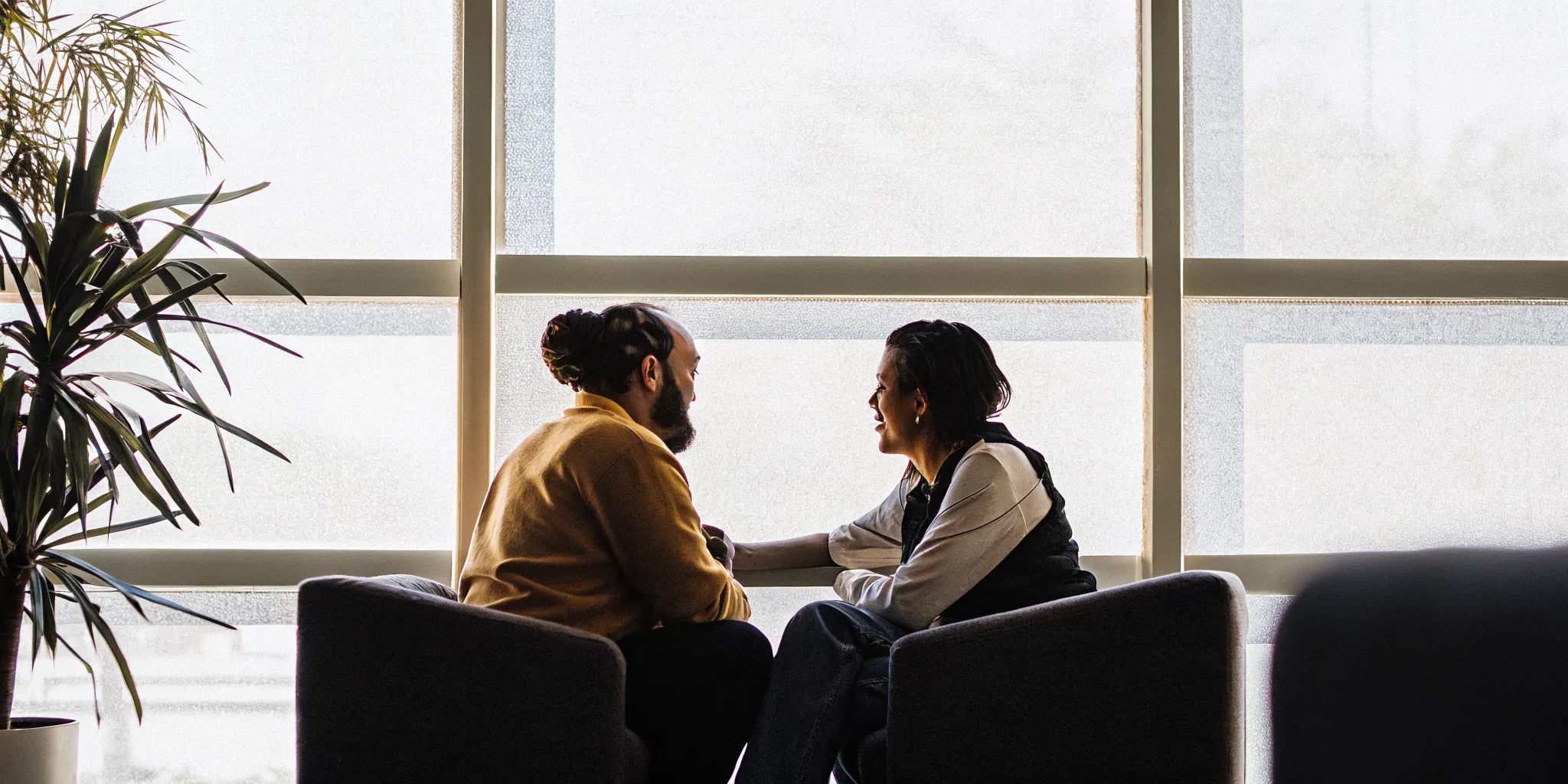 Small group therapy circle at CenterPointe in Sarasota