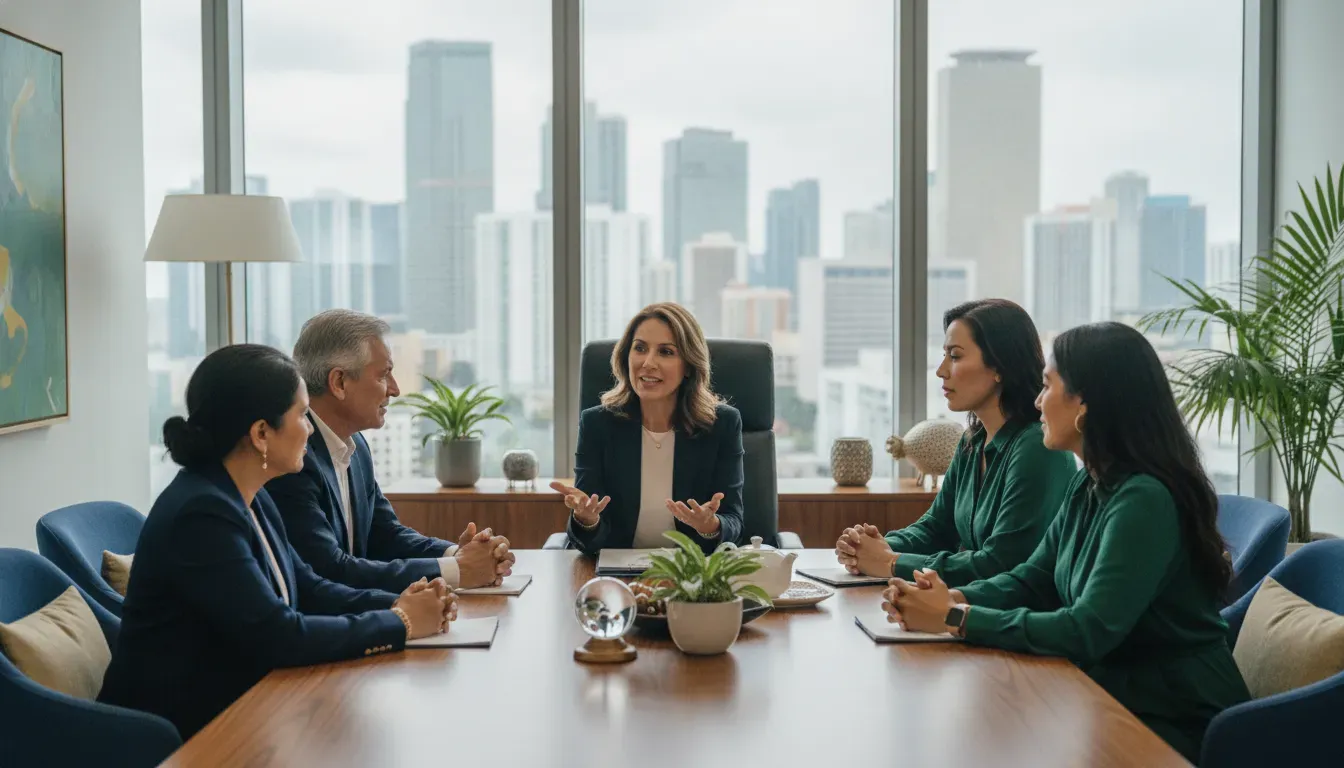 Independent RIA wealth planning conversation with a multigenerational family