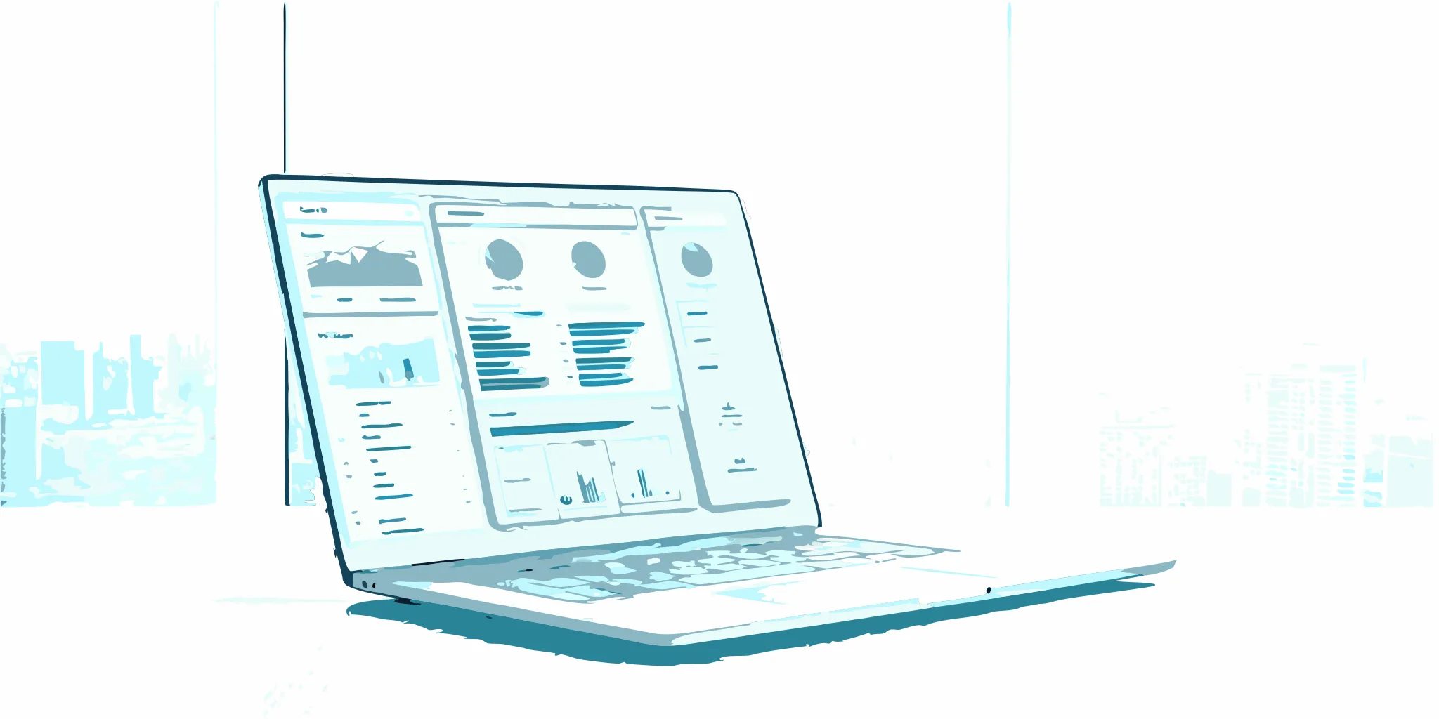Dashboard of the best real estate transaction management software for brokers on a laptop.