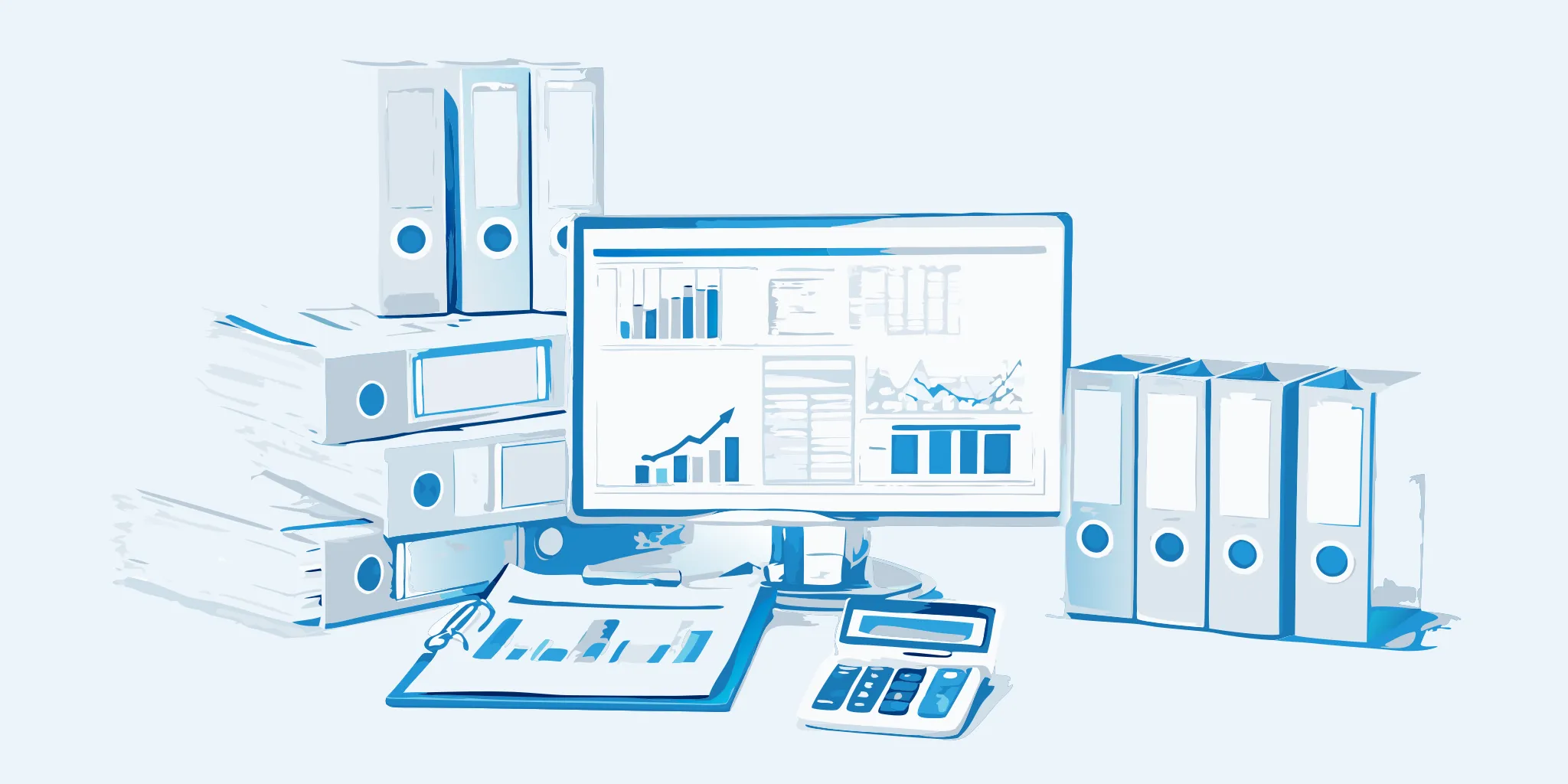 A computer displaying commission disbursement software with charts and authorization controls.