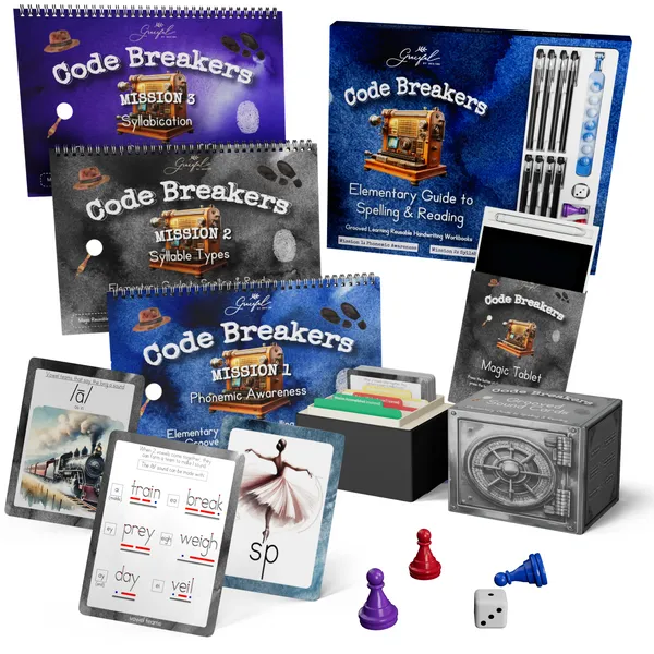 Grooved Learning Code Breakers reading and spelling bundle