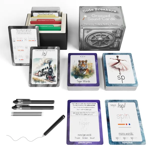 Grooved Learning Code Breakers reusable sound cards