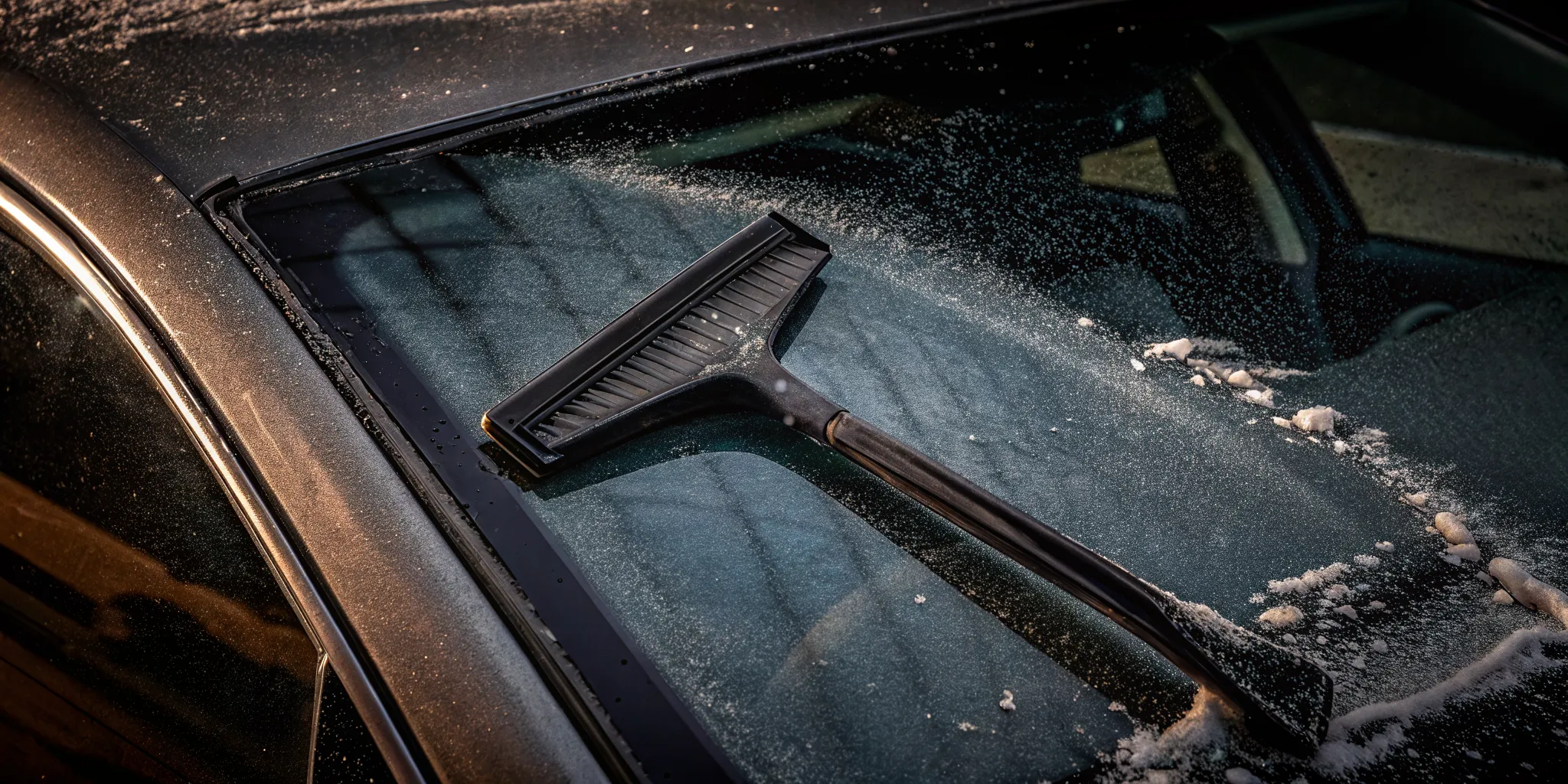 The Edge snow scraper packaged as a winter client appreciation gift