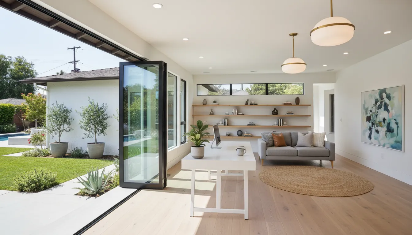 Garage conversion home office addition Bay Area homeowners can use for remote work