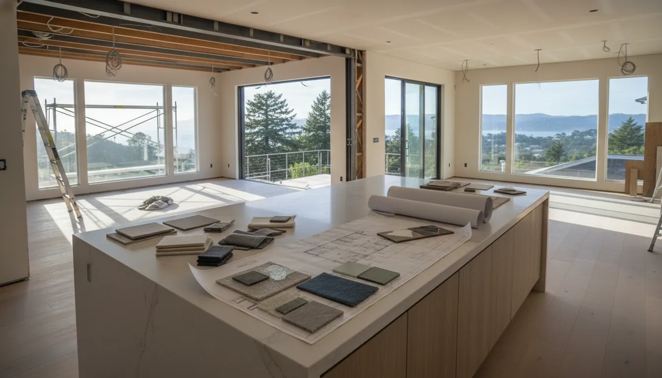 New construction vs remodel Bay Area planning materials for a home consultation