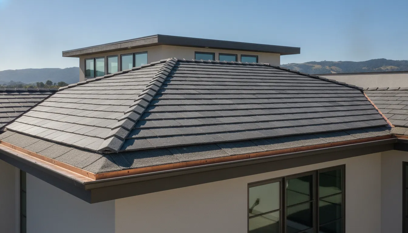 Class A roofing detail for fire resistant home remodeling Bay Area projects