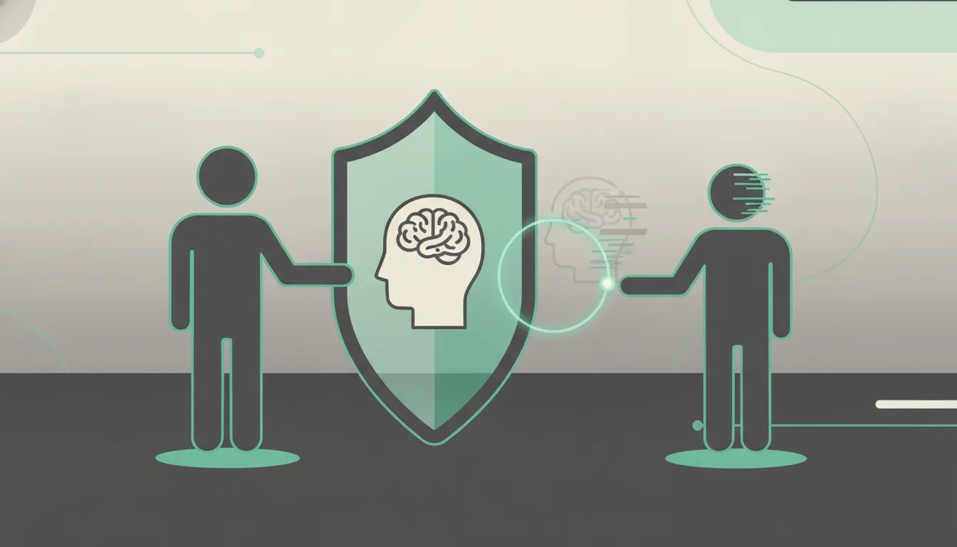 Privacy-preserving human verification protecting a public figure identity