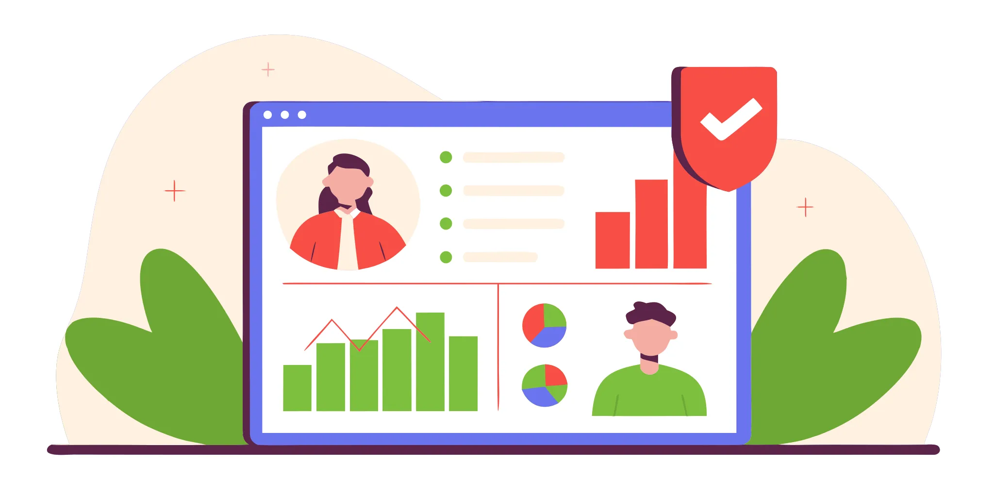 A visual comparison of data quality dashboards showing 96 percent bot detection with VerifEye