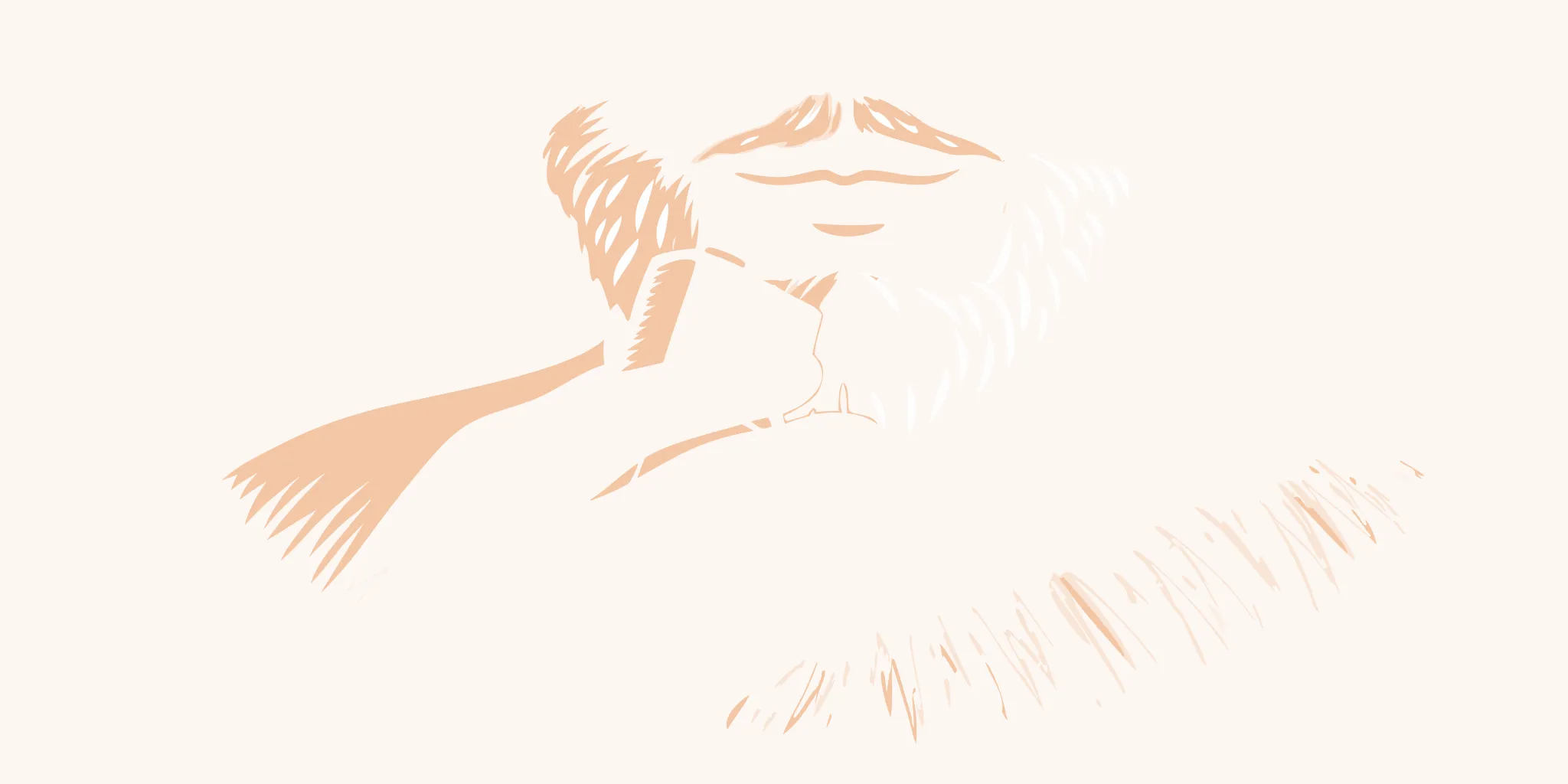 Man applying beard balm to his facial hair during a morning grooming routine