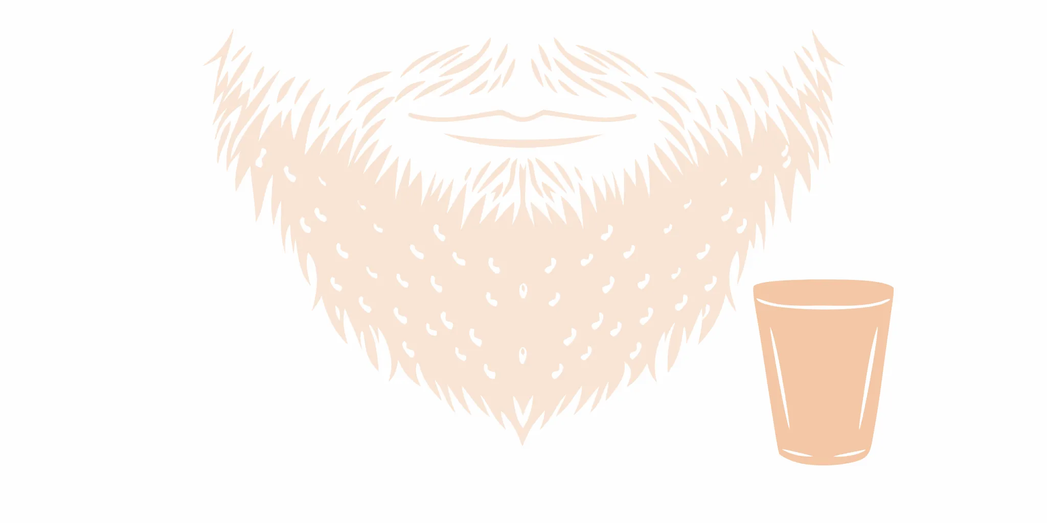 hydrated beard after using moisturizing beard wash