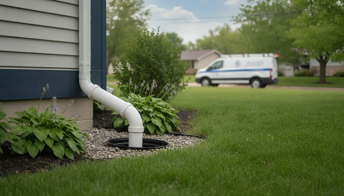 What is a sump pump and do I need one in Farmington Hills? Technician reviewing basement drainage