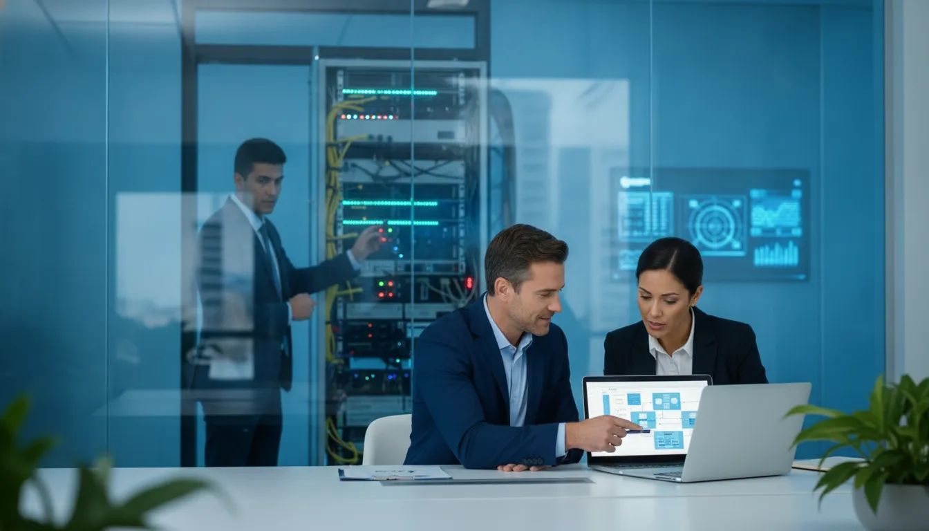 IT team planning a cloud desktop environment