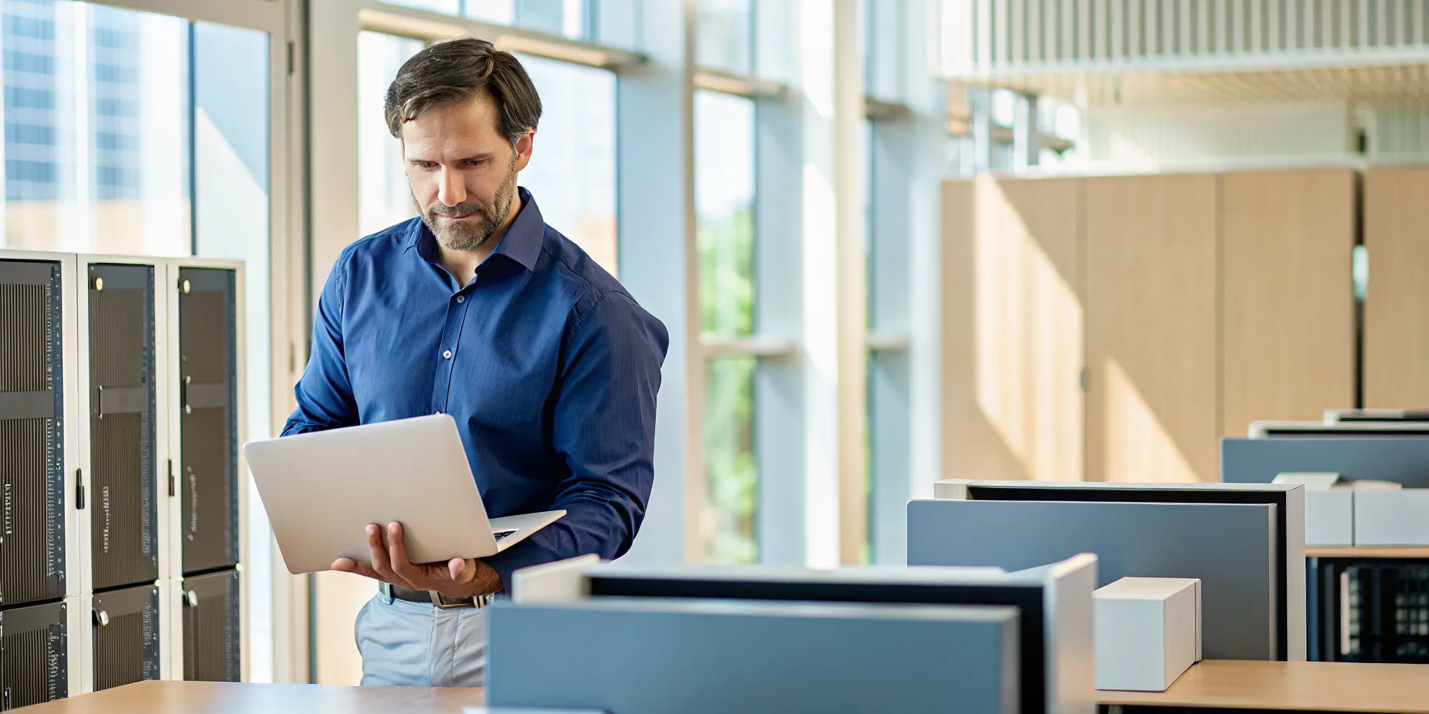 IT administrator testing cloud backup recovery and security controls