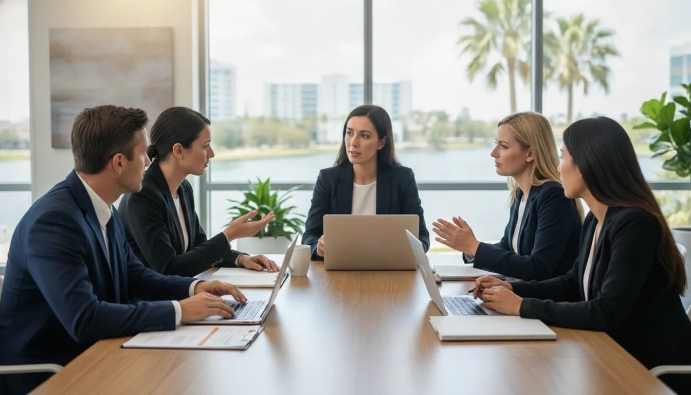 IT administrator reviewing privileged account access in a security dashboard